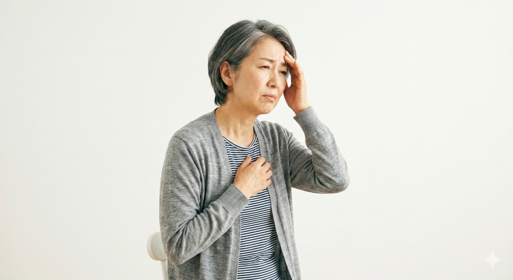 更年期障害に悩む女性
