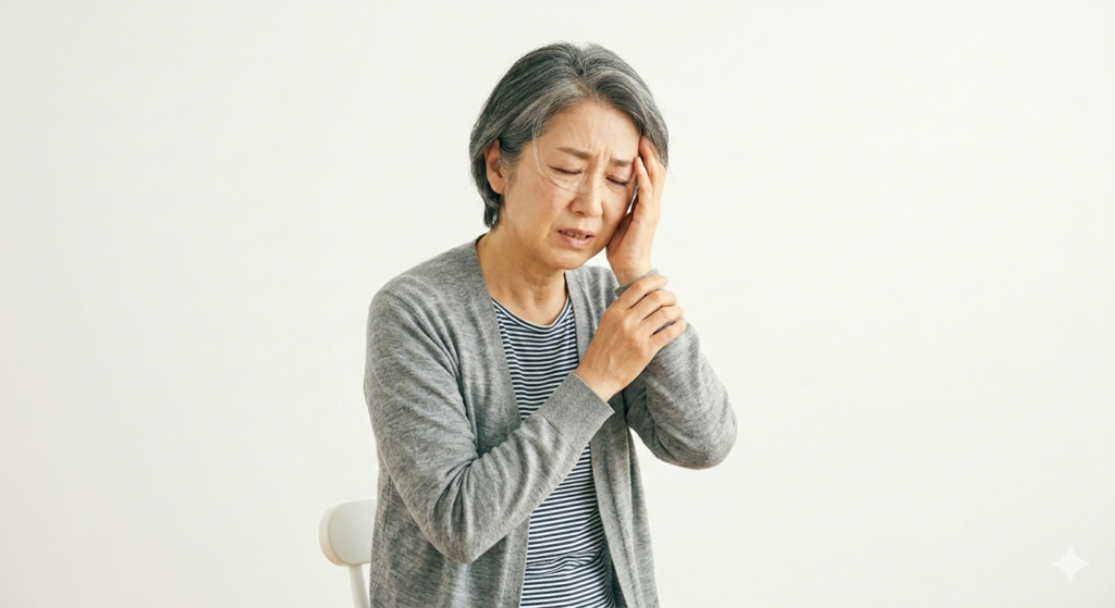 自律神経失調症に悩む女性